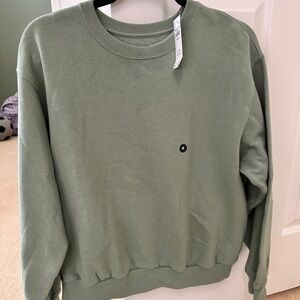 Hollister Olive Green Crewneck Sweatshirt